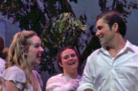 Angelique greets Emil as he arrives